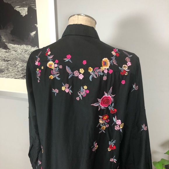 Zara Woman floral embroidered tunic XS - Picture 9 of 12
